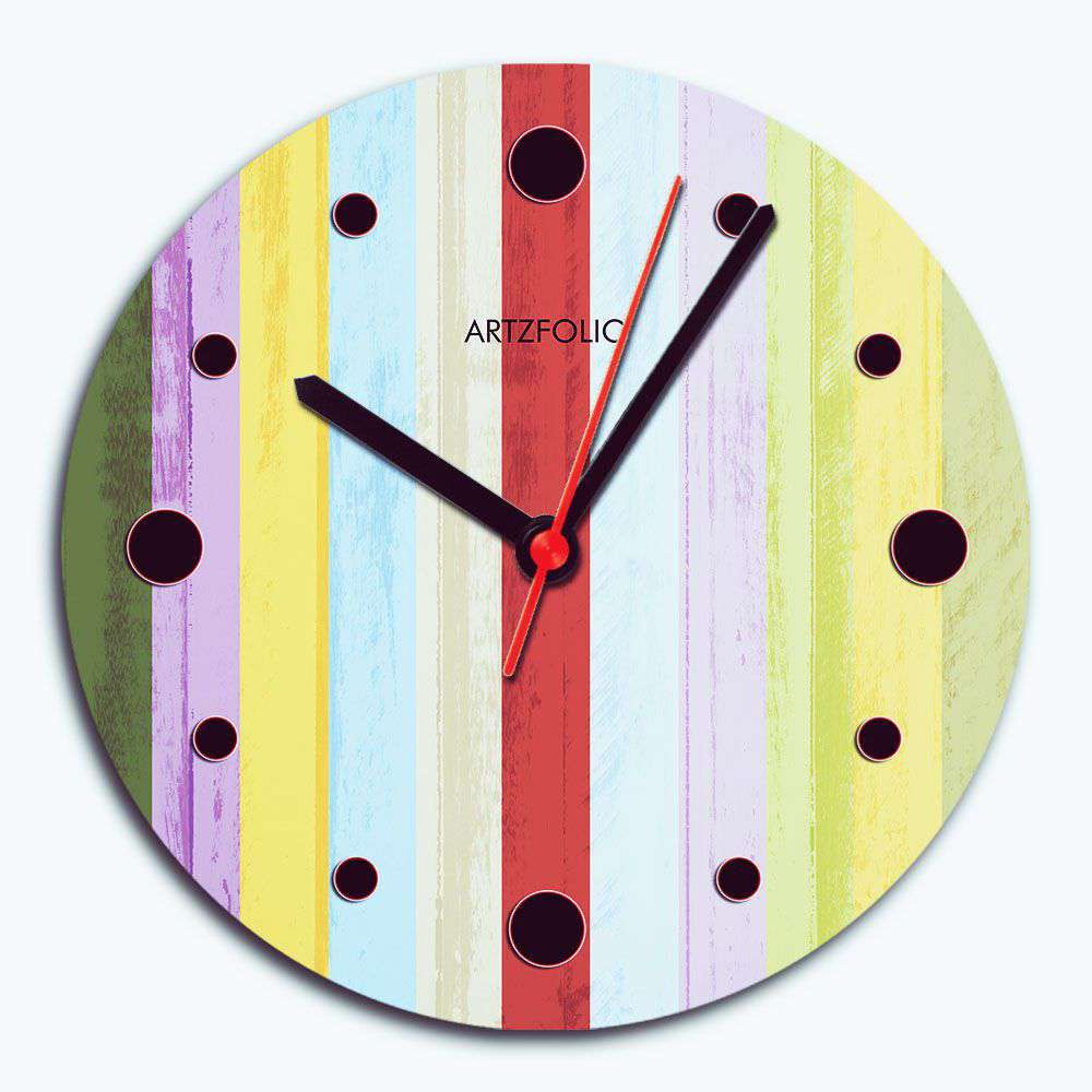 Colourful Stripes D11 Quartz Wall Clock | Non-Ticking Silent Movement-Wall Clocks Round-CLK_RD-IC 5017666 IC 5017666, Digital, Digital Art, Graphic, Stripes, colourful, d11, quartz, wall, clock, non-ticking, silent, movement, analog, analogue, bedroom, birthday, couple, customised, decoration, gift, home, kids, kitchen, living, number, photo, picture, print, room, size, square, watch, wedding, analog, analogue, bedroom, birthday, clock, couple, customised, decoration, digital, gift, home, kids, kitchen, liv