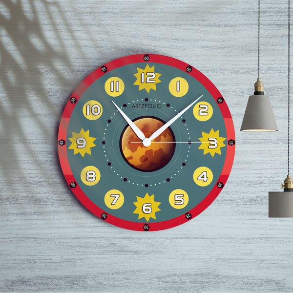 Kids Learning Time Teaching D2 Quartz Wall Clock | Non-Ticking Silent Movement-Wall Clocks Round-CLK_RD-IC 5017704 IC 5017704, Baby, Children, Digital, Digital Art, Graphic, Kids, learning, time, teaching, d2, quartz, round, wall, clock, non-ticking, silent, movement, engineered, wood, for, home, office, bedroom, analog, analogue, birthday, couple, customised, decoration, gift, kitchen, living, number, photo, picture, print, room, size, square, watch, wedding, analog, analogue, bedroom, birthday, clock, cou