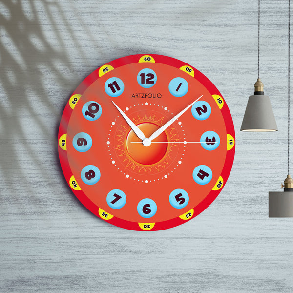 Kids Learning Time Teaching D5 Quartz Wall Clock | Non-Ticking Silent Movement-Wall Clocks Round-CLK_RD-IC 5017707 IC 5017707, Baby, Children, Digital, Digital Art, Graphic, Kids, learning, time, teaching, d5, quartz, round, wall, clock, non-ticking, silent, movement, engineered, wood, for, home, office, bedroom, analog, analogue, birthday, couple, customised, decoration, gift, kitchen, living, number, photo, picture, print, room, size, square, watch, wedding, analog, analogue, bedroom, birthday, clock, cou