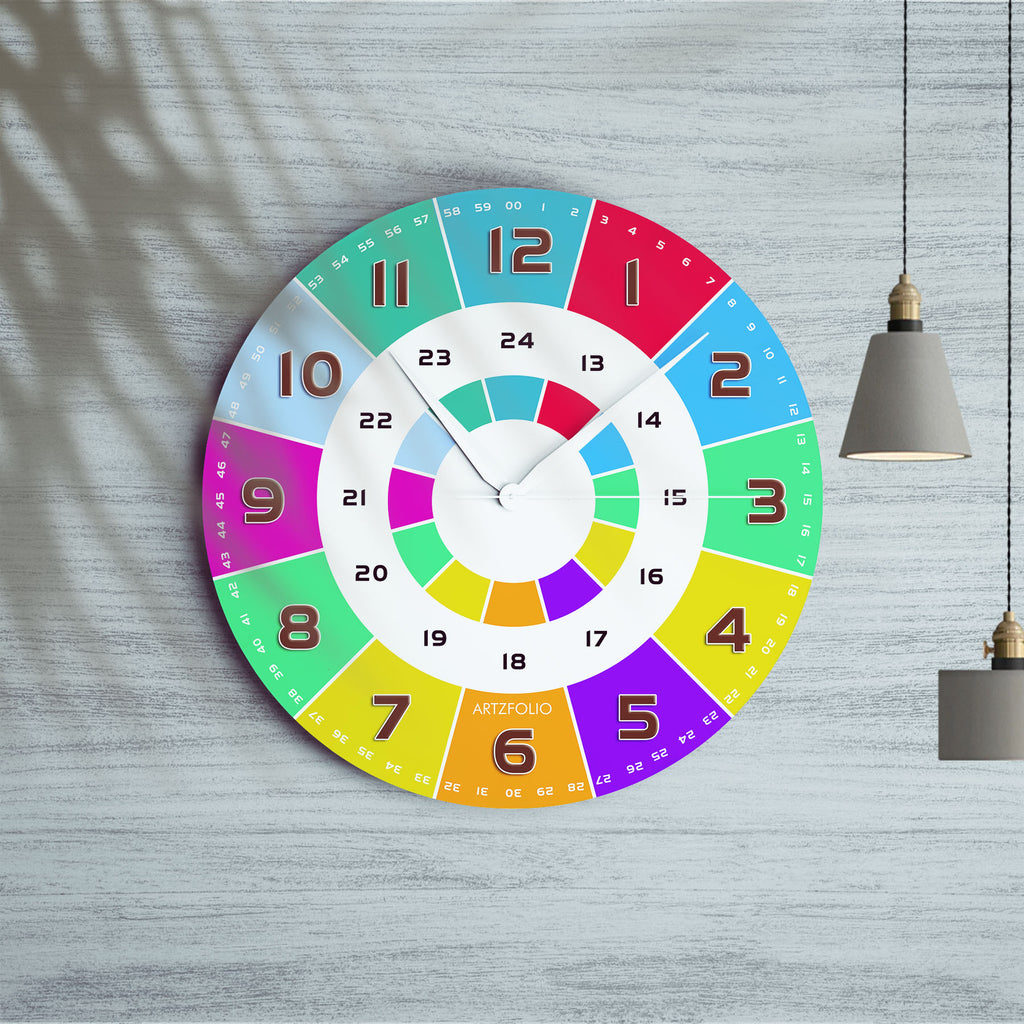 24 Hours Colour Wheel D2 Quartz Wall Clock | Non-Ticking Silent Movement-Wall Clocks Round-CLK_RD-IC 5017746 IC 5017746, Digital, Digital Art, Graphic, 24, hours, colour, wheel, d2, quartz, wall, clock, non-ticking, silent, movement, analog, analogue, bedroom, birthday, couple, customised, decoration, gift, home, kids, kitchen, living, number, photo, picture, print, room, size, square, watch, wedding, analog, analogue, bedroom, birthday, clock, couple, customised, decoration, digital, gift, home, kids, kitc