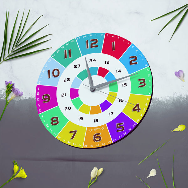 24 Hours Colour Wheel D2 Quartz Wall Clock | Non-Ticking Silent Movement-Wall Clocks Round-CLK_RD-IC 5017746 IC 5017746, Digital, Digital Art, Graphic, 24, hours, colour, wheel, d2, quartz, round, wall, clock, non-ticking, silent, movement, engineered, wood, for, home, office, bedroom, analog, analogue, birthday, couple, customised, decoration, gift, kids, kitchen, living, number, photo, picture, print, room, size, square, watch, wedding, analog, analogue, bedroom, birthday, clock, couple, customised, decor