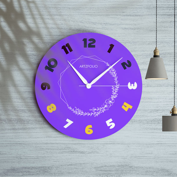 Floral Wreath D4 Quartz Wall Clock | Non-Ticking Silent Movement-Wall Clocks Round-CLK_RD-IC 5018027 IC 5018027, Botanical, Digital, Digital Art, Floral, Flowers, Graphic, Nature, wreath, d4, quartz, round, wall, clock, non-ticking, silent, movement, engineered, wood, for, home, office, bedroom, analog, analogue, birthday, couple, customised, decoration, gift, kids, kitchen, living, number, photo, picture, print, room, size, square, watch, wedding, analog, analogue, bedroom, birthday, clock, couple, customi