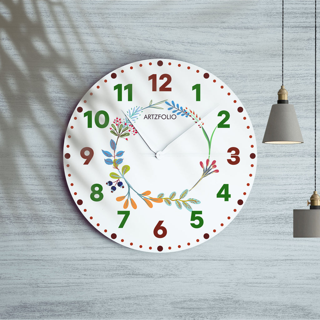 Floral Wreath D5 Quartz Wall Clock | Non-Ticking Silent Movement-Wall Clocks Round-CLK_RD-IC 5018028 IC 5018028, Botanical, Digital, Digital Art, Floral, Flowers, Graphic, Nature, wreath, d5, quartz, wall, clock, non-ticking, silent, movement, analog, analogue, bedroom, birthday, couple, customised, decoration, gift, home, kids, kitchen, living, number, photo, picture, print, room, size, square, watch, wedding, analog, analogue, bedroom, birthday, clock, couple, customised, decoration, digital, gift, home, 