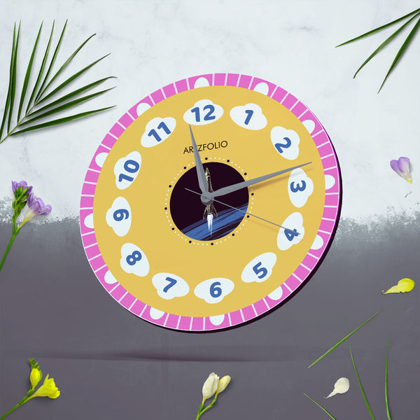 Kids Cloud & Rocket Quartz Wall Clock | Non-Ticking Silent Movement-Wall Clocks Round-CLK_RD-IC 5018098 IC 5018098, Baby, Children, Digital, Digital Art, Graphic, Kids, cloud, rocket, quartz, round, wall, clock, non-ticking, silent, movement, engineered, wood, for, home, office, bedroom, analog, analogue, birthday, couple, customised, decoration, gift, kitchen, living, number, photo, picture, print, room, size, square, watch, wedding, analog, analogue, bedroom, birthday, clock, couple, customised, decoratio