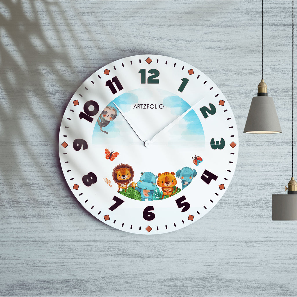 Kids Cartoon Animals D1 Quartz Wall Clock | Non-Ticking Silent Movement-Wall Clocks Round-CLK_RD-IC 5018132 IC 5018132, Animals, Animated Cartoons, Baby, Caricature, Cartoons, Children, Digital, Digital Art, Graphic, Kids, cartoon, d1, quartz, wall, clock, non-ticking, silent, movement, analog, analogue, bedroom, birthday, couple, customised, decoration, gift, home, kitchen, living, number, photo, picture, print, room, size, square, watch, wedding, analog, analogue, bedroom, birthday, clock, couple, customi