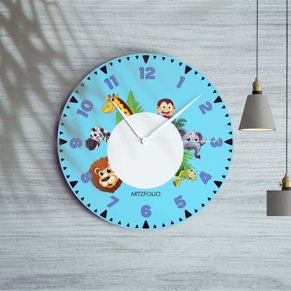 Kids Cartoon Animals D2 Quartz Wall Clock | Non-Ticking Silent Movement-Wall Clocks Round-CLK_RD-IC 5018133 IC 5018133, Animals, Animated Cartoons, Baby, Caricature, Cartoons, Children, Digital, Digital Art, Graphic, Kids, cartoon, d2, quartz, round, wall, clock, non-ticking, silent, movement, engineered, wood, for, home, office, bedroom, analog, analogue, birthday, couple, customised, decoration, gift, kitchen, living, number, photo, picture, print, room, size, square, watch, wedding, analog, analogue, bed