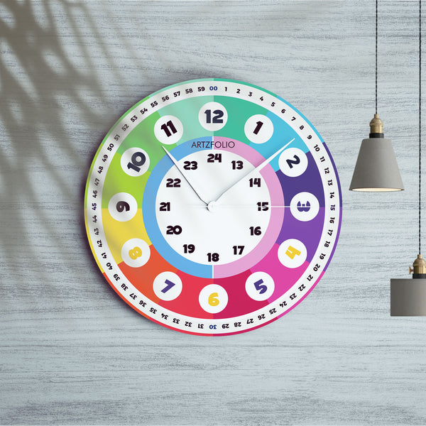 Kids 24 Hours Time Learning D1 Quartz Wall Clock | Non-Ticking Silent Movement-Wall Clocks Round-CLK_RD-IC 5018167 IC 5018167, Baby, Children, Digital, Digital Art, Graphic, Kids, 24, hours, time, learning, d1, quartz, round, wall, clock, non-ticking, silent, movement, engineered, wood, for, home, office, bedroom, analog, analogue, birthday, couple, customised, decoration, gift, kitchen, living, number, photo, picture, print, room, size, square, watch, wedding, analog, analogue, bedroom, birthday, clock, co