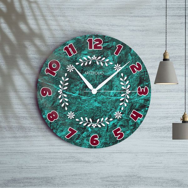 Stoned Floral Wreath Quartz Wall Clock | Non-Ticking Silent Movement-Wall Clocks Round-CLK_RD-IC 5018338 IC 5018338, Botanical, Digital, Digital Art, Floral, Flowers, Graphic, Nature, stoned, wreath, quartz, round, wall, clock, non-ticking, silent, movement, engineered, wood, for, home, office, bedroom, analog, analogue, birthday, couple, customised, decoration, gift, kids, kitchen, living, number, photo, picture, print, room, size, square, watch, wedding, analog, analogue, bedroom, birthday, clock, couple,