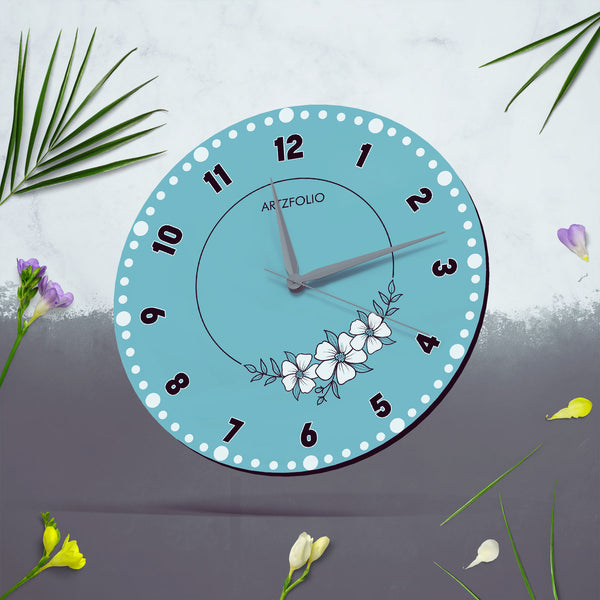 Floral Wreath D30 Quartz Wall Clock | Non-Ticking Silent Movement-Wall Clocks Round-CLK_RD-IC 5018356 IC 5018356, Botanical, Digital, Digital Art, Floral, Flowers, Graphic, Nature, wreath, d30, quartz, round, wall, clock, non-ticking, silent, movement, engineered, wood, for, home, office, bedroom, analog, analogue, birthday, couple, customised, decoration, gift, kids, kitchen, living, number, photo, picture, print, room, size, square, watch, wedding, analog, analogue, bedroom, birthday, clock, couple, custo