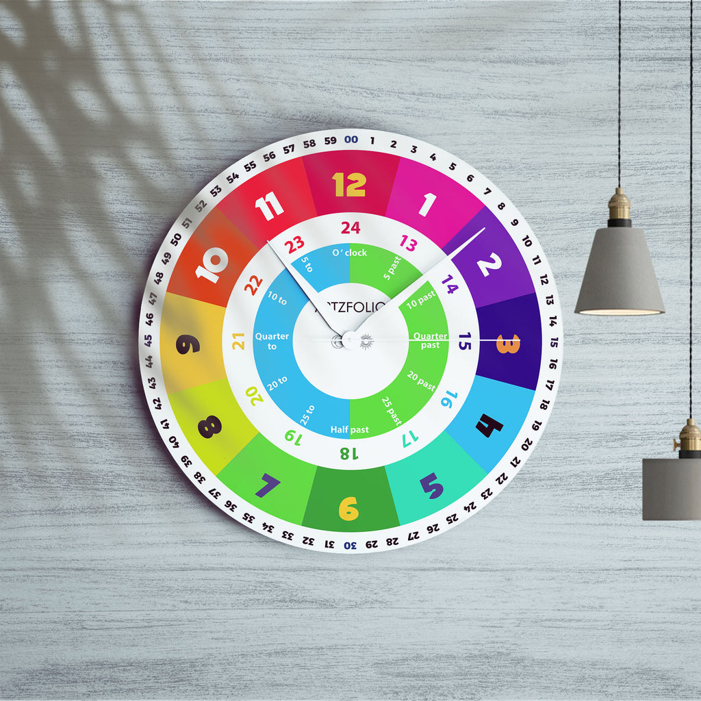 Kids 24 Hours Time Learning D5 Quartz Wall Clock | Non-Ticking Silent Movement-Wall Clocks Round-CLK_RD-IC 5018386 IC 5018386, Baby, Children, Digital, Digital Art, Graphic, Kids, 24, hours, time, learning, d5, quartz, wall, clock, non-ticking, silent, movement, analog, analogue, bedroom, birthday, couple, customised, decoration, gift, home, kitchen, living, number, photo, picture, print, room, size, square, watch, wedding, analog, analogue, bedroom, birthday, clock, couple, customised, decoration, digital,