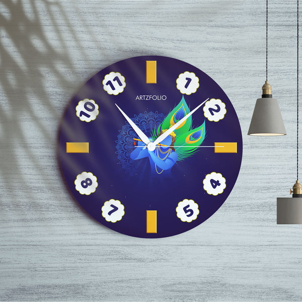 Hindu God Krishna D3 Quartz Wall Clock | Non-Ticking Silent Movement-Wall Clocks Round-CLK_RD-IC 5018391 IC 5018391, Digital, Digital Art, God Krishna, Graphic, Hinduism, Religion, Religious, hindu, god, krishna, d3, quartz, round, wall, clock, non-ticking, silent, movement, engineered, wood, for, home, office, bedroom, analog, analogue, birthday, couple, customised, decoration, gift, kids, kitchen, living, number, photo, picture, print, room, size, square, watch, wedding, analog, analogue, bedroom, birthda