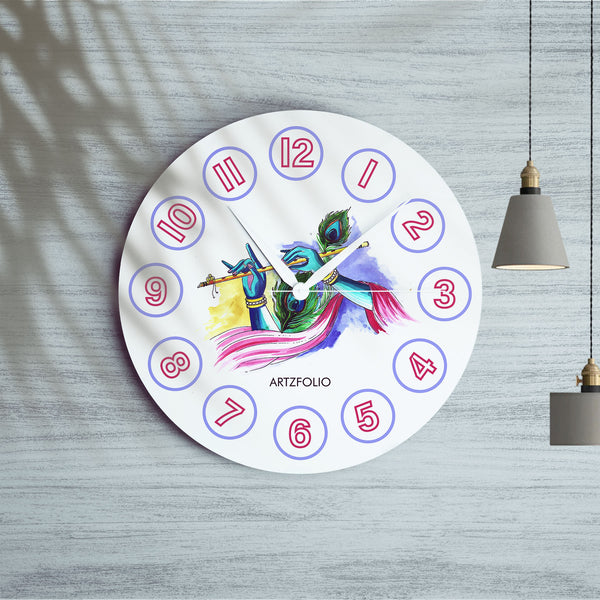 Hindu God Krishna D5 Quartz Wall Clock | Non-Ticking Silent Movement-Wall Clocks Round-CLK_RD-IC 5018393 IC 5018393, Digital, Digital Art, God Krishna, Graphic, Hinduism, Religion, Religious, hindu, god, krishna, d5, quartz, round, wall, clock, non-ticking, silent, movement, engineered, wood, for, home, office, bedroom, analog, analogue, birthday, couple, customised, decoration, gift, kids, kitchen, living, number, photo, picture, print, room, size, square, watch, wedding, analog, analogue, bedroom, birthda