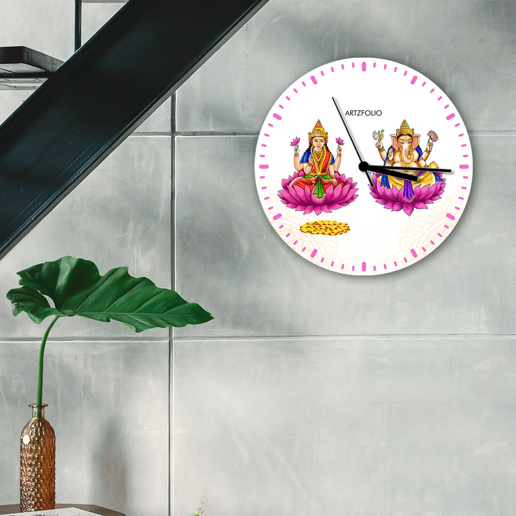 Hindu God Ganesh & Laxmi Quartz Wall Clock | Non-Ticking Silent Movement-Wall Clocks Round-CLK_RD-IC 5018394 IC 5018394, Digital, Digital Art, God Ganesh, Goddess Laxmi, Graphic, Hinduism, Religion, Religious, hindu, god, ganesh, laxmi, quartz, wall, clock, non-ticking, silent, movement, analog, analogue, bedroom, birthday, couple, customised, decoration, gift, home, kids, kitchen, living, number, photo, picture, print, room, size, square, watch, wedding, analog, analogue, bedroom, birthday, clock, couple, 