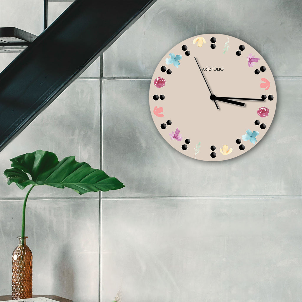 Watercolour Flowers Quartz Wall Clock | Non-Ticking Silent Movement-Wall Clocks Round-CLK_RD-IC 5018431 IC 5018431, Botanical, Digital, Digital Art, Floral, Flowers, Graphic, Nature, Watercolour, quartz, wall, clock, non-ticking, silent, movement, analog, analogue, bedroom, birthday, couple, customised, decoration, gift, home, kids, kitchen, living, number, photo, picture, print, room, size, square, watch, wedding, analog, analogue, bedroom, birthday, clock, couple, customised, decoration, digital, gift, ho