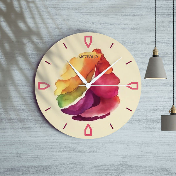 Watercolour Abstract D6 Quartz Wall Clock | Non-Ticking Silent Movement-Wall Clocks Round-CLK_RD-IC 5018455 IC 5018455, Abstract Expressionism, Abstracts, Digital, Digital Art, Graphic, Semi Abstract, Watercolour, abstract, d6, quartz, round, wall, clock, non-ticking, silent, movement, engineered, wood, for, home, office, bedroom, analog, analogue, birthday, couple, customised, decoration, gift, kids, kitchen, living, number, photo, picture, print, room, size, square, watch, wedding, analog, analogue, bedro