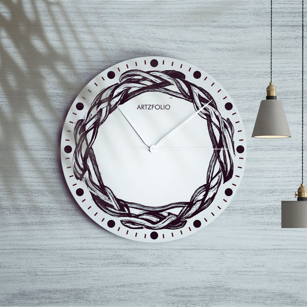 Black & White Abstract D6 Quartz Wall Clock | Non-Ticking Silent Movement-Wall Clocks Round-CLK_RD-IC 5018565 IC 5018565, Abstract Expressionism, Abstracts, Black, Black and White, Digital, Digital Art, Graphic, Semi Abstract, White, abstract, d6, quartz, round, wall, clock, non-ticking, silent, movement, engineered, wood, for, home, office, bedroom, analog, analogue, birthday, couple, customised, decoration, gift, kids, kitchen, living, number, photo, picture, print, room, size, square, watch, wedding, ana