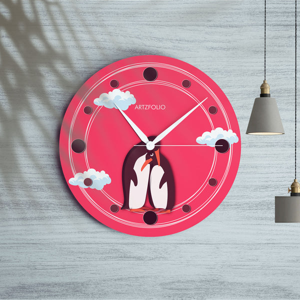 Loving Penguins Quartz Wall Clock | Non-Ticking Silent Movement-Wall Clocks Round-CLK_RD-IC 5018579 IC 5018579, Digital, Digital Art, Graphic, loving, penguins, quartz, round, wall, clock, non-ticking, silent, movement, engineered, wood, for, home, office, bedroom, analog, analogue, birthday, couple, customised, decoration, gift, kids, kitchen, living, number, photo, picture, print, room, size, square, watch, wedding, analog, analogue, bedroom, birthday, clock, couple, customised, decoration, digital, gift,