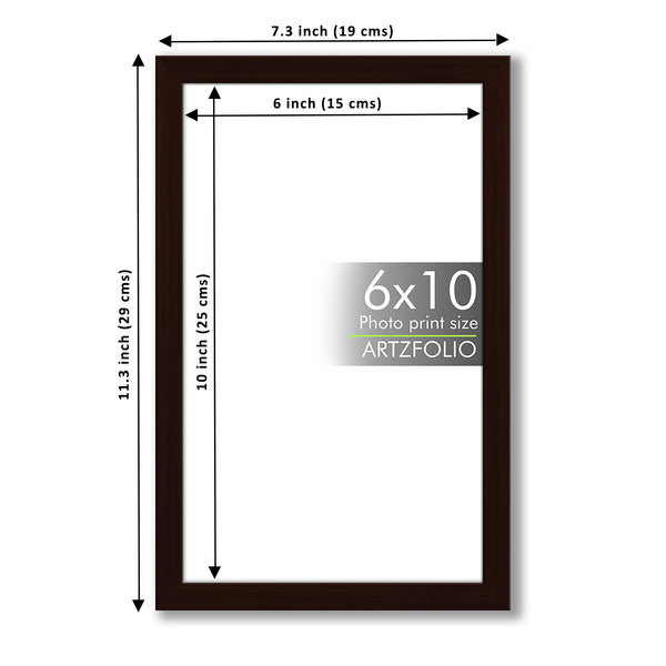 Wall & Table Photo Frame D556 Wall Photo Frame Collage for Living Room | Picture Frames Bedroom, Home & Office Decoration | Dark Brown 6x10 inch (15x25 cms)-Photo Frames-FRA_NM-IC 200556 4x6, 5x7, 6×8, 6x10, 6x6, 8x10, a4, anniversary, bedroom, birthday, black, certificate, collage, décor, family, frame, gift, glass, inch, mat, mount, photo, picture, piece, set, table, wall, wood, Yes, , , 