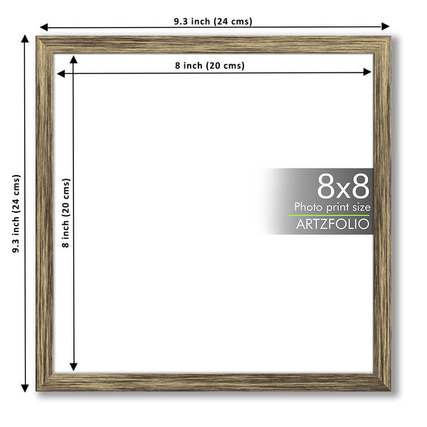 Wall & Table Photo Frame D558 Wall Photo Frame Collage for Living Room | Picture Frames Bedroom, Home & Office Decoration | Antique Golden 8x8 inch (20x20 cms)-Photo Frames-FRA_NM-IC 200558 4x6, 5x7, 6×8, 6x10, 6x6, 8x10, a4, anniversary, bedroom, birthday, black, certificate, collage, décor, family, frame, gift, glass, inch, mat, mount, photo, picture, piece, set, table, wall, wood, Yes, , , 