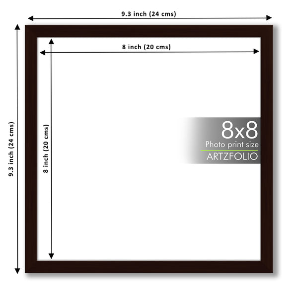 Wall & Table Photo Frame D558 Wall Photo Frame Collage for Living Room | Picture Frames Bedroom, Home & Office Decoration | Dark Brown 8x8 inch (20x20 cms)-Photo Frames-FRA_NM-IC 200558 4x6, 5x7, 6×8, 6x10, 6x6, 8x10, a4, anniversary, bedroom, birthday, black, certificate, collage, décor, family, frame, gift, glass, inch, mat, mount, photo, picture, piece, set, table, wall, wood, Yes, , , 