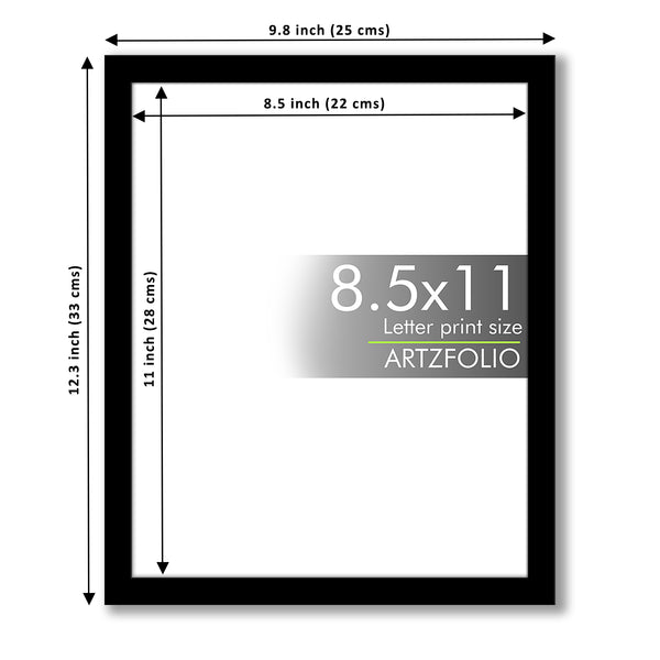 Wall & Table Photo Frame D561 Wall Photo Frame Collage for Living Room | Picture Frames Bedroom, Home & Office Decoration | Black Letter Size | 8.5x11 inch (22x28 cms)-Photo Frames-FRA_NM-IC 200561 4x6, 5x7, 6×8, 6x10, 6x6, 8x10, a4, anniversary, bedroom, birthday, black, certificate, collage, décor, family, frame, gift, glass, inch, mat, mount, photo, picture, piece, set, table, wall, wood, Yes, , , 