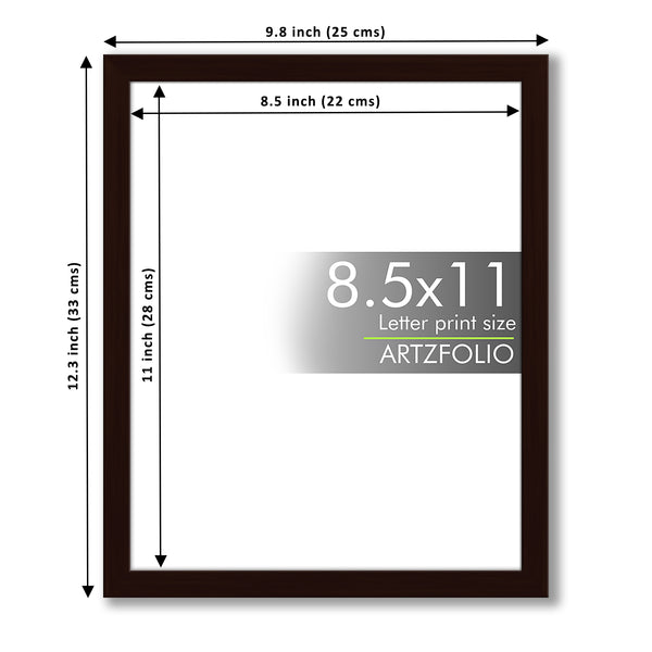 Wall & Table Photo Frame D561 Wall Photo Frame Collage for Living Room | Picture Frames Bedroom, Home & Office Decoration | Dark Brown Letter Size | 8.5x11 inch (22x28 cms)-Photo Frames-FRA_NM-IC 200561 4x6, 5x7, 6×8, 6x10, 6x6, 8x10, a4, anniversary, bedroom, birthday, black, certificate, collage, décor, family, frame, gift, glass, inch, mat, mount, photo, picture, piece, set, table, wall, wood, Yes, , , 