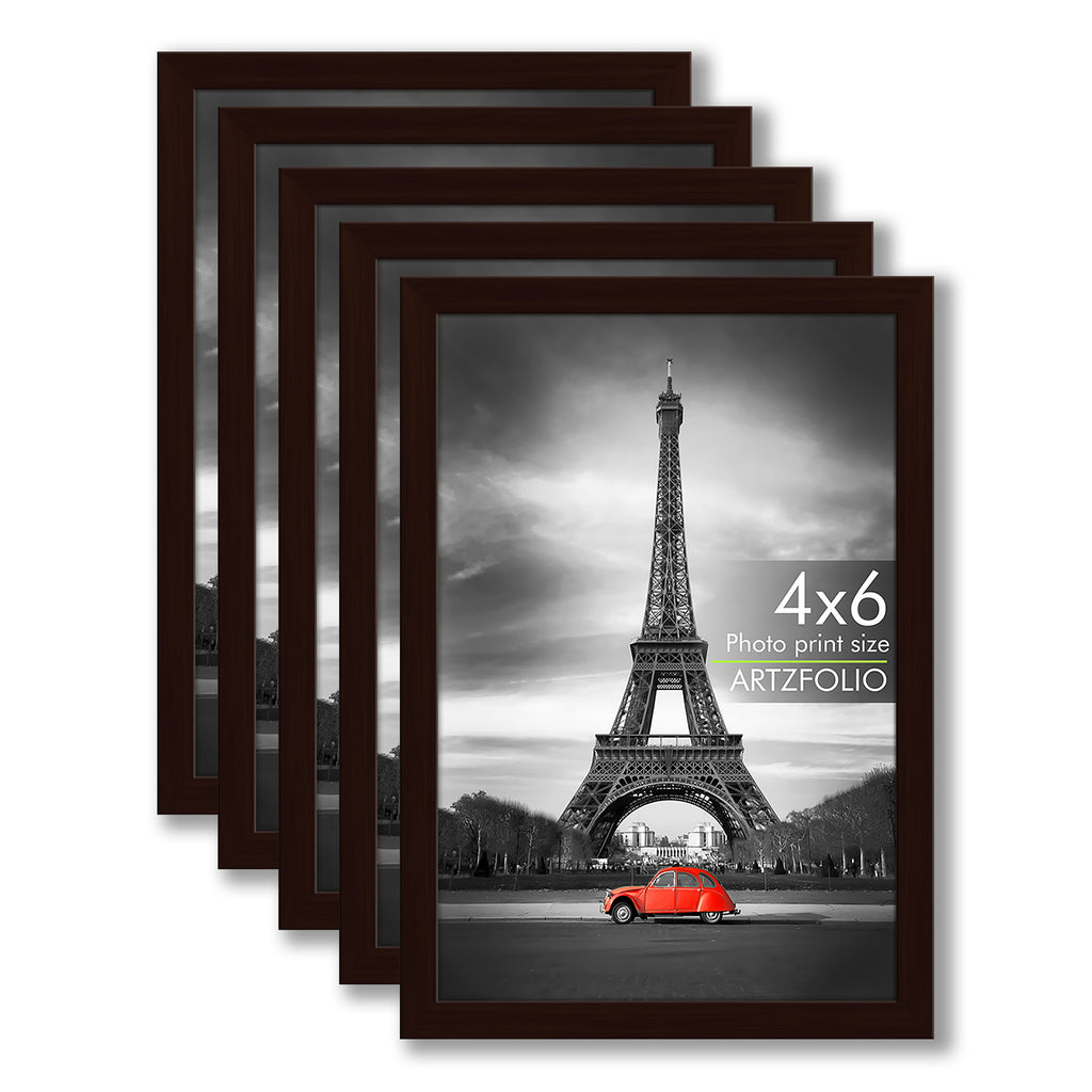 Wall Photo Frame D583 Wall Photo Frame Collage for Living Room | Picture Frames Bedroom, Home & Office Decoration | Dark Brown Set of 5 | 4x6 inch (10x15 cms)-Photo Frames-FRA_NM-IC 200583 IC 200583, Baby, Birthday, Collages, Family, Friends, Individuals, Kids, Love, Memories, Parents, Portraits, Siblings, Timelines, Wedding, wall, photo, frame, d583, collage, for, living, room, picture, frames, bedroom, home, office, decoration, dark, brown, set, personalized, gifts, anniversary, gift, customized, photofra