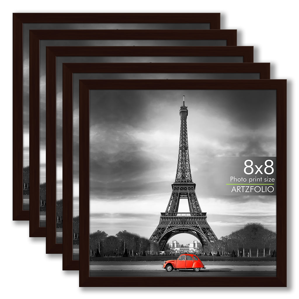 Wall Photo Frame D589 Wall Photo Frame Collage for Living Room | Picture Frames Bedroom, Home & Office Decoration | Dark Brown Set of 5 | 8x8 inch (20x20 cms)-Photo Frames-FRA_NM-IC 200589 IC 200589, Baby, Birthday, Collages, Family, Friends, Individuals, Kids, Love, Memories, Parents, Portraits, Siblings, Timelines, Wedding, wall, photo, frame, d589, collage, for, living, room, picture, frames, bedroom, home, office, decoration, dark, brown, set, personalized, gifts, anniversary, gift, customized, photofra