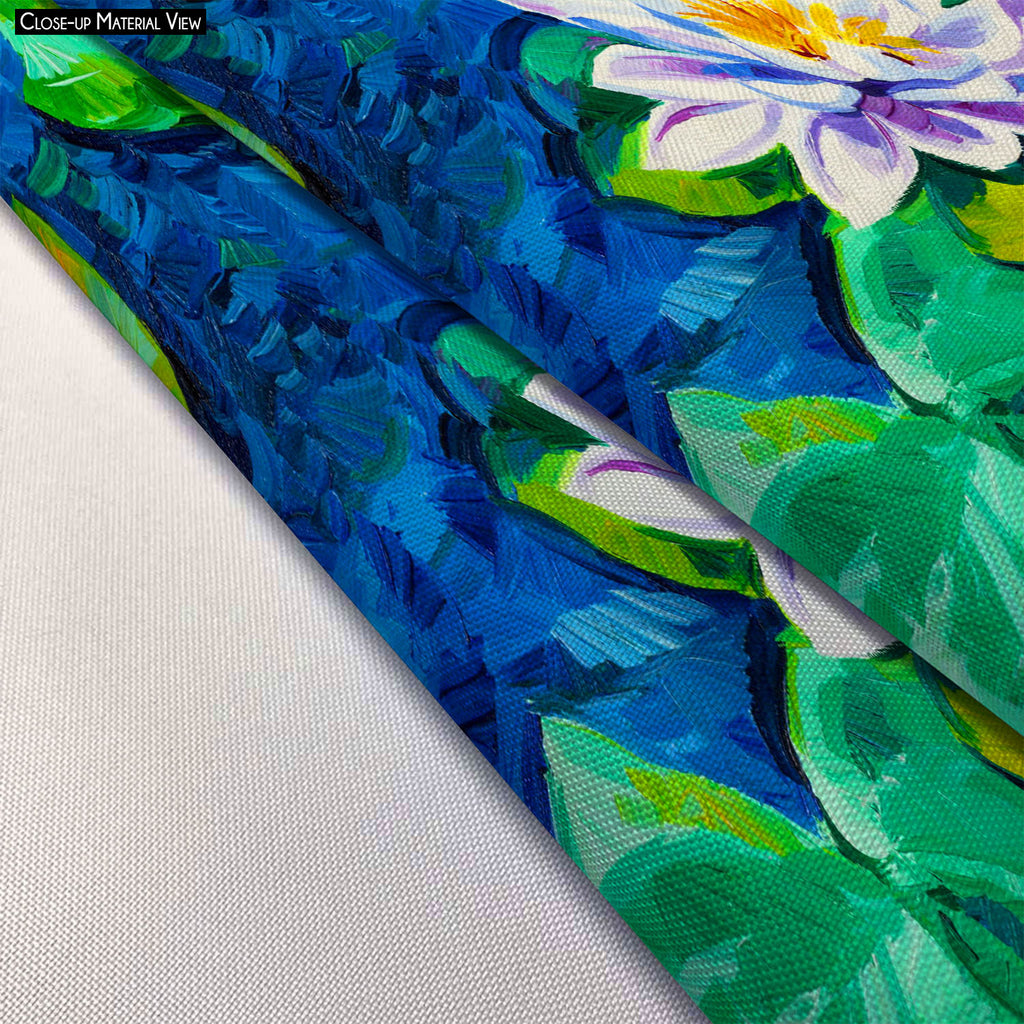 ArtzFolio Water Lily D1 Fabric Painting Tapestry Scroll Art Hanging-Scroll Art-AZART15209753TAP_L-Image Code 5001515 Vishnu Image Folio Pvt Ltd, IC 5001515, ArtzFolio, Scroll Art, Floral, Fine Art Reprint, water, lily, d1, fabric, painting, tapestry, scroll, art, hanging, original, oil, beautiful, lilynymphaeaceae, canvasmodern, impressionism, tapestries, room tapestry, hanging tapestry, huge tapestry, amazonbasics, tapestry cloth, fabric wall hanging, unique tapestries, wall tapestry, small tapestry, tapes