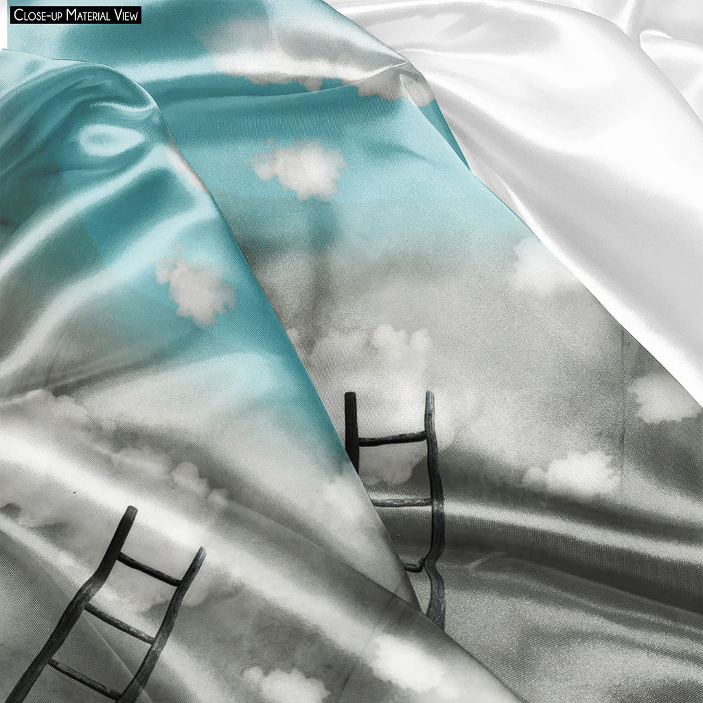 ArtzFolio Surreal Room With Wooden Ladder & Clouds Fabric Painting Tapestry Scroll Art Hanging-Scroll Art-AZART26043365TAP_L-Image Code 5003259 Vishnu Image Folio Pvt Ltd, IC 5003259, ArtzFolio, Scroll Art, Conceptual, Digital Art, surreal, room, with, wooden, ladder, clouds, fabric, painting, tapestry, scroll, art, hanging, sky, ceiling, interior, surrealistic, surrealism, cloud, wall, nature, illustrative, detail, funny, poetic, poetical, weird, unique, uniqueness, decoration, decorative, artistic, floor,