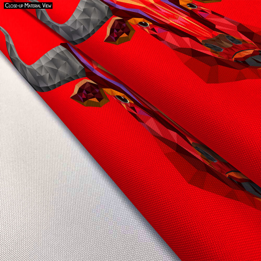 ArtzFolio Red Bull Head With Geometric Pattern D1 Fabric Painting Tapestry Scroll Art Hanging-Scroll Art-AZART29269679TAP_L-Image Code 5003580 Vishnu Image Folio Pvt Ltd, IC 5003580, ArtzFolio, Scroll Art, Animals, Kids, Digital Art, red, bull, head, with, geometric, pattern, d1, fabric, painting, tapestry, scroll, art, hanging, raging, face, club, buffalo, aggressive, team, icon, power, aggression, vector, sign, awesome, symbol, strong, defense, persistence, die, hard, long, horn, wild, insignia, emblem, e