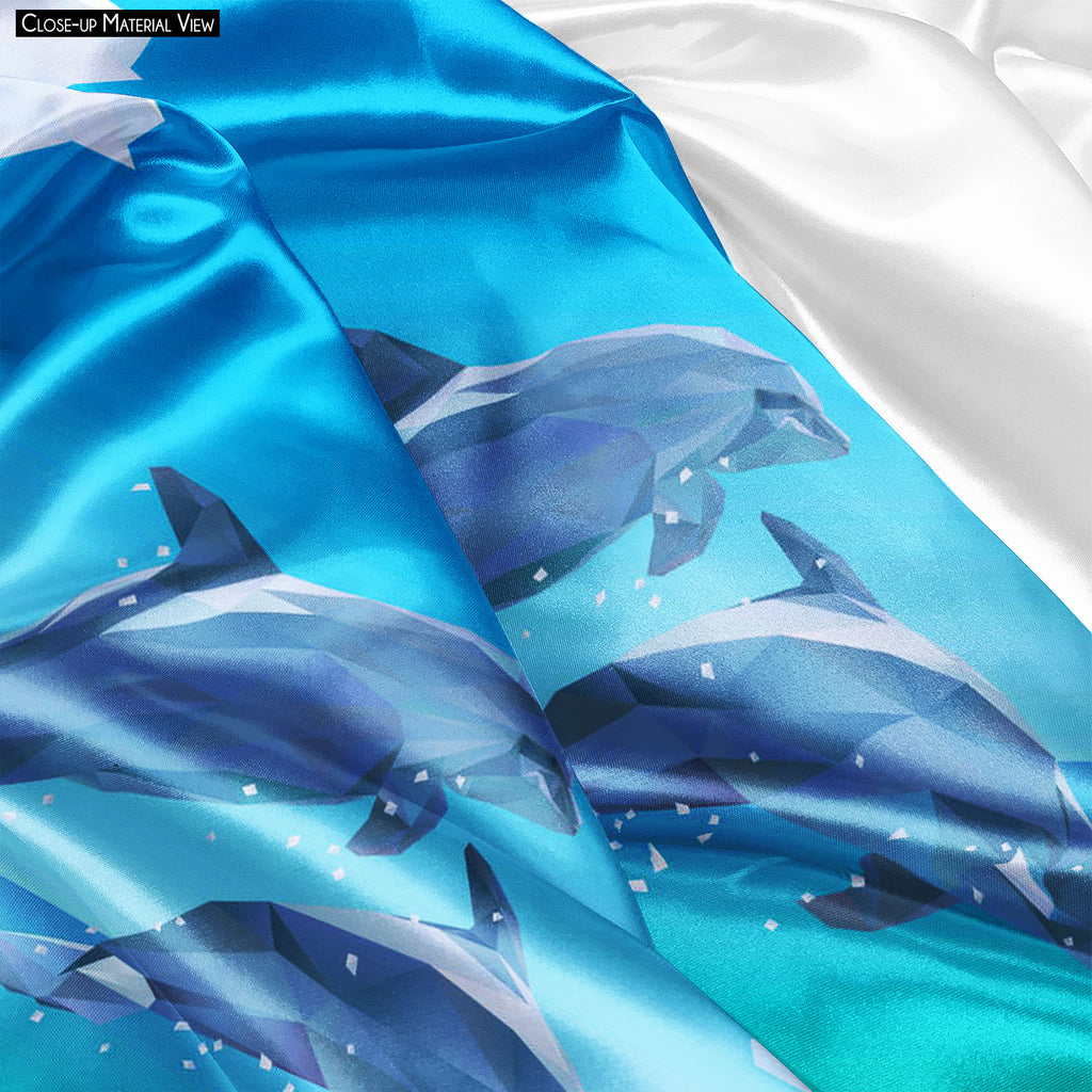 ArtzFolio Low Poly Dolphins Jumping Fabric Painting Tapestry Scroll Art Hanging-Scroll Art-AZART39160311TAP_L-Image Code 5004595 Vishnu Image Folio Pvt Ltd, IC 5004595, ArtzFolio, Scroll Art, Animals, Kids, Digital Art, low, poly, dolphins, jumping, fabric, painting, tapestry, scroll, art, hanging, two, out, ocean, dolphin, polygon, mammal, animal, sea, nature, sky, tropical, endangered, species, life, marine, polygonal, tapestries, room tapestry, hanging tapestry, huge tapestry, amazonbasics, tapestry clot