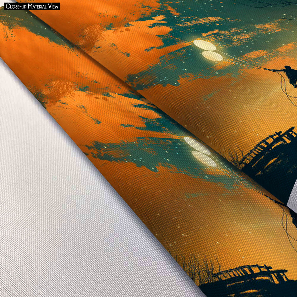 ArtzFolio Man Flying With Balloon Lights Fabric Painting Tapestry Scroll Art Hanging-Scroll Art-AZART47498279TAP_L-Image Code 5005464 Vishnu Image Folio Pvt Ltd, IC 5005464, ArtzFolio, Scroll Art, Fantasy, Fine Art Reprint, man, flying, with, balloon, lights, fabric, painting, tapestry, scroll, art, hanging, acrylic, artistic, artwork, beautiful, color, concept, design, illustration, oil, style, vivid, wallpaper, watercolor, balloons, sky, people, freedom, background, dream, fun, summer, nature, adventure, 