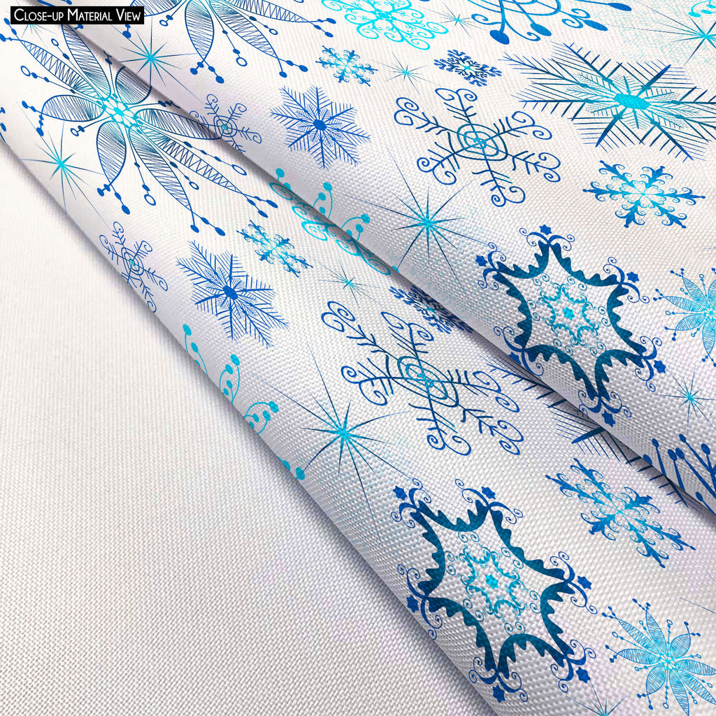 Christmas Snowflakes Apron | Adjustable, Free Size & Waist Tiebacks-Aprons Waist to Knee-APR_WS_FT-IC 5007226 IC 5007226, Abstract Expressionism, Abstracts, Ancient, Black and White, Christianity, Circle, Decorative, Drawing, Historical, Medieval, Patterns, Retro, Seasons, Semi Abstract, Signs, Signs and Symbols, Vintage, White, christmas, snowflakes, apron, adjustable, free, size, waist, tiebacks, abstract, background, blue, chaotic, crossing, dark, decoration, design, detail, feature, frost, gentle, gradi
