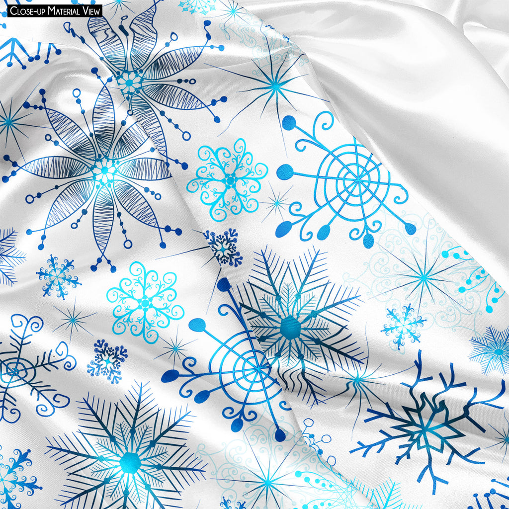 Christmas Snowflakes Apron | Adjustable, Free Size & Waist Tiebacks-Aprons Waist to Knee-APR_WS_FT-IC 5007226 IC 5007226, Abstract Expressionism, Abstracts, Ancient, Black and White, Christianity, Circle, Decorative, Drawing, Historical, Medieval, Patterns, Retro, Seasons, Semi Abstract, Signs, Signs and Symbols, Vintage, White, christmas, snowflakes, apron, adjustable, free, size, waist, tiebacks, abstract, background, blue, chaotic, crossing, dark, decoration, design, detail, feature, frost, gentle, gradi