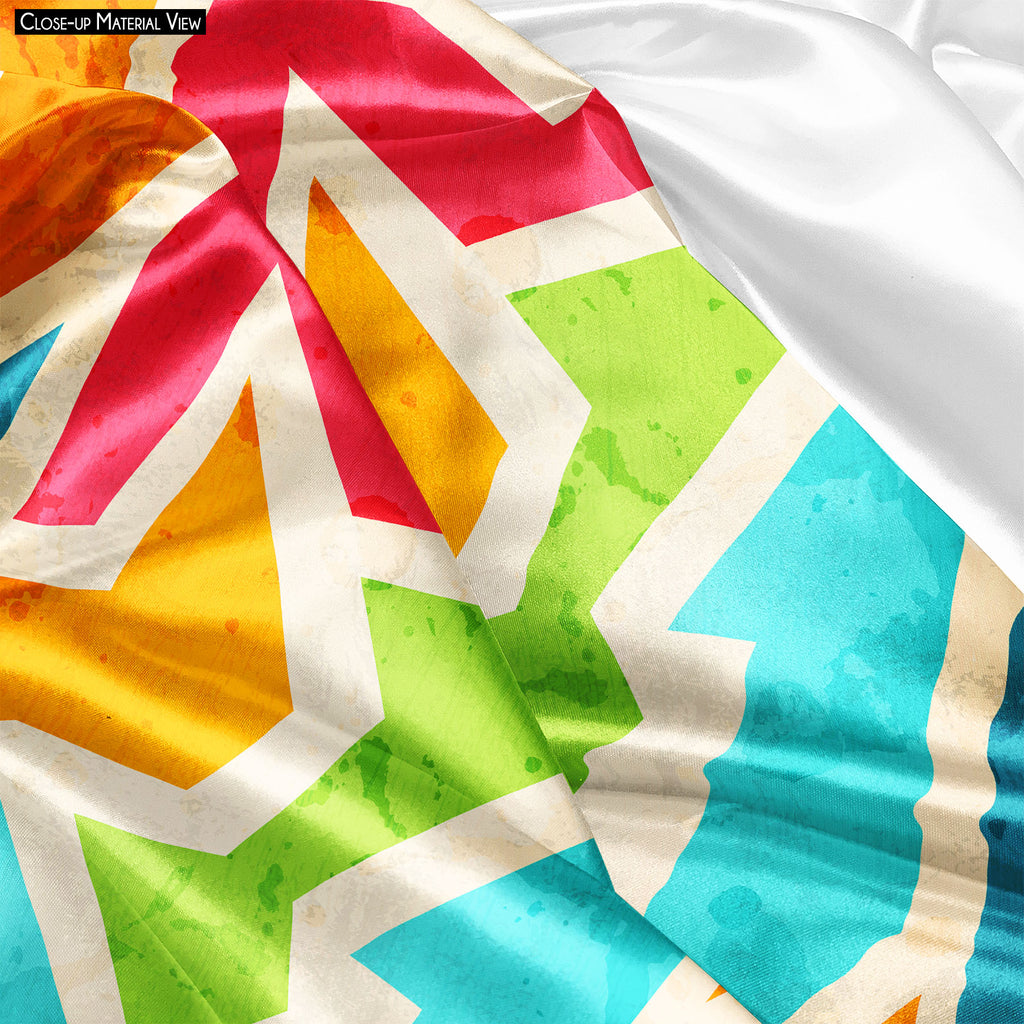 Geometric Table Cloth Cover-Table Covers-CVR_TB_RD-IC 5007426 IC 5007426, Abstract Expressionism, Abstracts, Ancient, Art and Paintings, Culture, Decorative, Digital, Digital Art, Ethnic, Fashion, Geometric, Geometric Abstraction, Graffiti, Graphic, Historical, Illustrations, Marble and Stone, Medieval, Modern Art, Patterns, Retro, Semi Abstract, Signs, Signs and Symbols, Traditional, Triangles, Tribal, Urban, Vintage, World Culture, table, cloth, cover, abstract, art, artistic, backdrop, background, bright