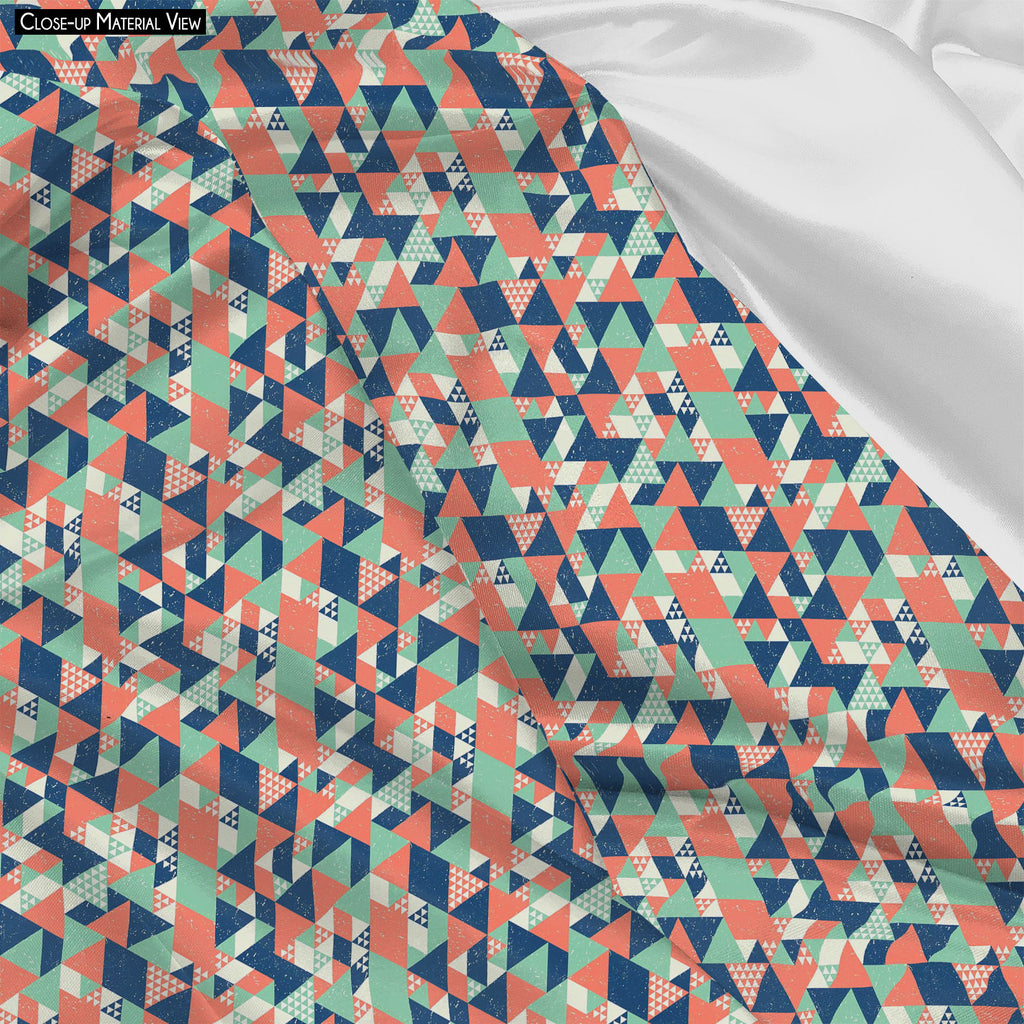 Blue Orange Green Triangles Table Cloth Cover-Table Covers-CVR_TB_RD-IC 5007521 IC 5007521, Abstract Expressionism, Abstracts, Decorative, Diamond, Digital, Digital Art, Fashion, Geometric, Geometric Abstraction, Graphic, Illustrations, Modern Art, Patterns, Retro, Semi Abstract, Signs, Signs and Symbols, Triangles, blue, orange, green, table, cloth, cover, abstract, backdrop, colorful, cool, creative, decoration, design, fabric, geometrical, geometry, illustration, modern, mosaic, paper, patchwork, pattern