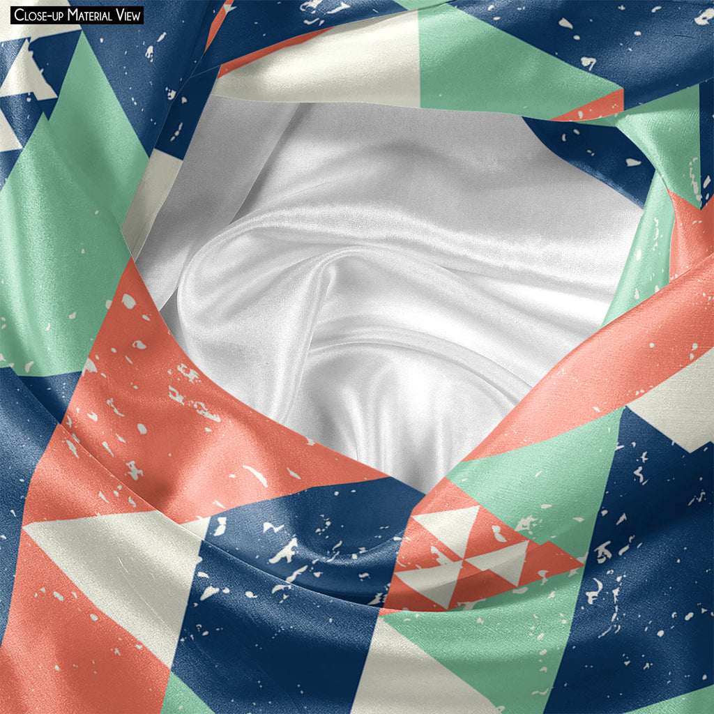 Blue Orange Green Triangles Table Cloth Cover-Table Covers-CVR_TB_RD-IC 5007521 IC 5007521, Abstract Expressionism, Abstracts, Decorative, Diamond, Digital, Digital Art, Fashion, Geometric, Geometric Abstraction, Graphic, Illustrations, Modern Art, Patterns, Retro, Semi Abstract, Signs, Signs and Symbols, Triangles, blue, orange, green, table, cloth, cover, abstract, backdrop, colorful, cool, creative, decoration, design, fabric, geometrical, geometry, illustration, modern, mosaic, paper, patchwork, pattern