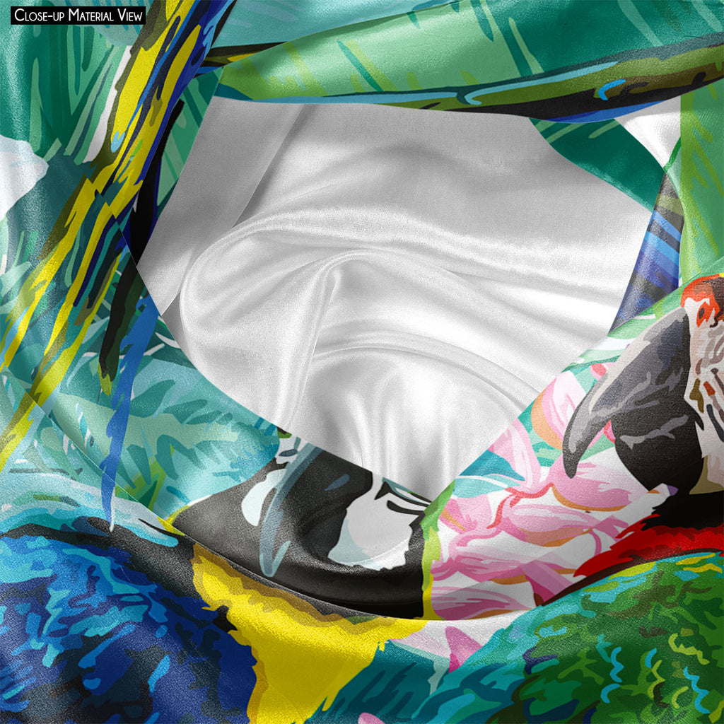 Exotic Birds & Beautiful Flowers Table Cloth Cover-Table Covers-CVR_TB_RD-IC 5007552 IC 5007552, Animals, Art and Paintings, Birds, Black and White, Botanical, Drawing, Fashion, Floral, Flowers, Illustrations, Love, Nature, Patterns, Pets, Romance, Scenic, Signs, Signs and Symbols, Tropical, White, Wildlife, exotic, beautiful, table, cloth, cover, pattern, parrot, jungle, bird, brazil, parrots, macaw, illustration, flower, seamless, background, forest, animal, leaves, print, art, blue, bright, color, colorf