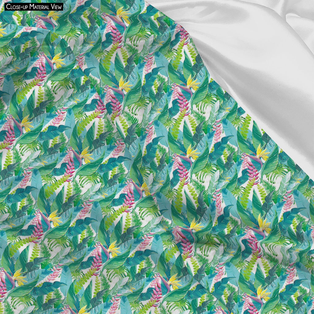 Exotic Flowers & Leaves Printed Wraparound Infinity Loop Scarf | Girls & Women | Soft Poly Fabric-Scarfs Infinity Loop-SCF_FB_LP-IC 5007553 IC 5007553, Art and Paintings, Black and White, Botanical, Digital, Digital Art, Drawing, Fashion, Floral, Flowers, Graphic, Illustrations, Nature, Patterns, Scenic, Signs, Signs and Symbols, Tropical, Watercolour, White, exotic, leaves, printed, wraparound, infinity, loop, scarf, girls, women, soft, poly, fabric, pattern, jungle, watercolor, seamless, flower, rainfores