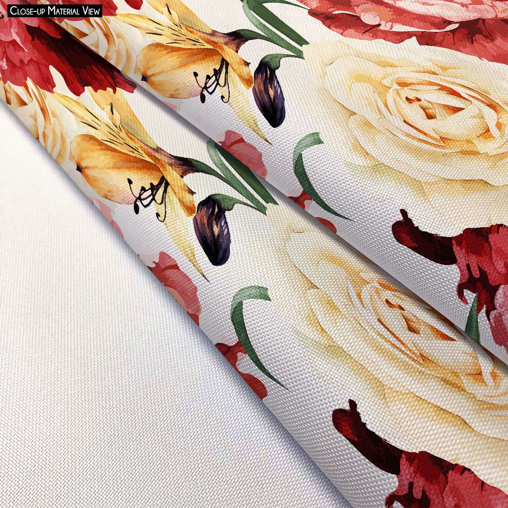 Roses D2 Apron | Adjustable, Free Size & Waist Tiebacks-Aprons Neck to Knee-APR_NK_KN-IC 5007667 IC 5007667, Abstract Expressionism, Abstracts, Ancient, Art and Paintings, Black and White, Botanical, Fashion, Floral, Flowers, Historical, Illustrations, Medieval, Nature, Paintings, Patterns, Scenic, Semi Abstract, Signs, Signs and Symbols, Vintage, Watercolour, White, roses, d2, apron, adjustable, free, size, waist, tiebacks, pattern, flower, watercolor, rose, peony, seamless, romantic, design, background, i