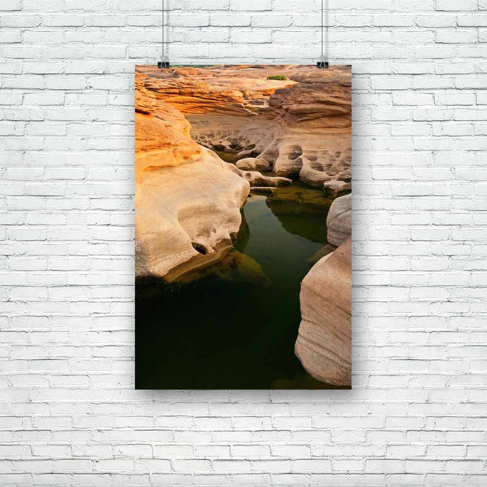 Sam Phan Bok Rock Canyon Beside Khong River Thailand Unframed Paper Poster-Paper Posters Unframed-POS_UN-IC 5000359 IC 5000359, Animals, Asian, Automobiles, Boats, Landmarks, Landscapes, Marble and Stone, Mountains, Nature, Nautical, Places, Scenic, Transportation, Travel, Tropical, Urban, Vehicles, sam, phan, bok, rock, canyon, beside, khong, river, thailand, unframed, paper, poster, animal, artistic, asia, beach, beautiful, beauty, big, blue, clear, clouds, color, colorful, dog, environment, green, horizo