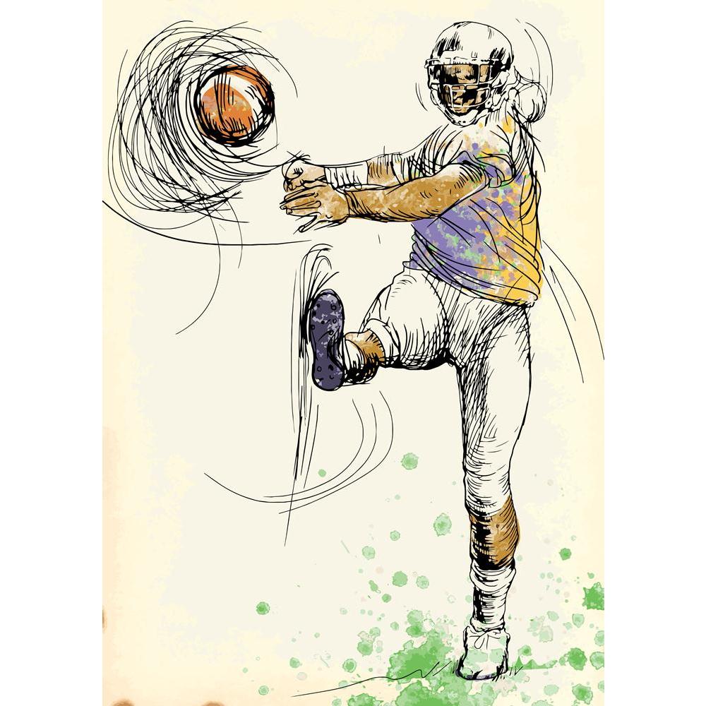 American Footbal Player Canvas Painting Synthetic Frame-Paintings MDF Framing-AFF_FR-IC 5001703 IC 5001703, American, Art and Paintings, Drawing, Illustrations, People, Sketches, Sports, Metallic, footbal, player, canvas, painting, synthetic, frame, action, football, art, artistic, artwork, athlete, athletics, ball, body, boy, champion, championship, classical, competition, conversion, craft, defense, draw, effort, field, goal, fitness, game, gridiron, hero, human, illustration, kickoff, leadership, league,