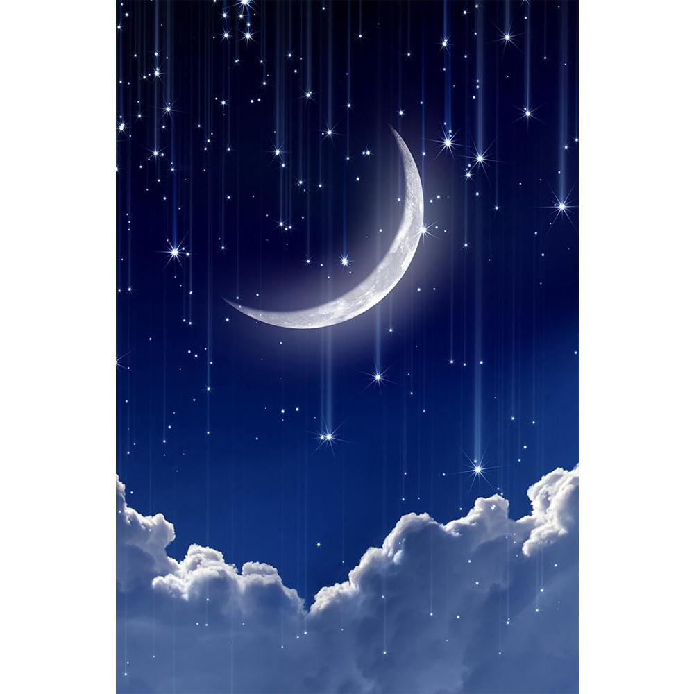 Good Night Drawing Cartoon Moon Background Image Backgrounds | PSD Free  Download - Pikbest