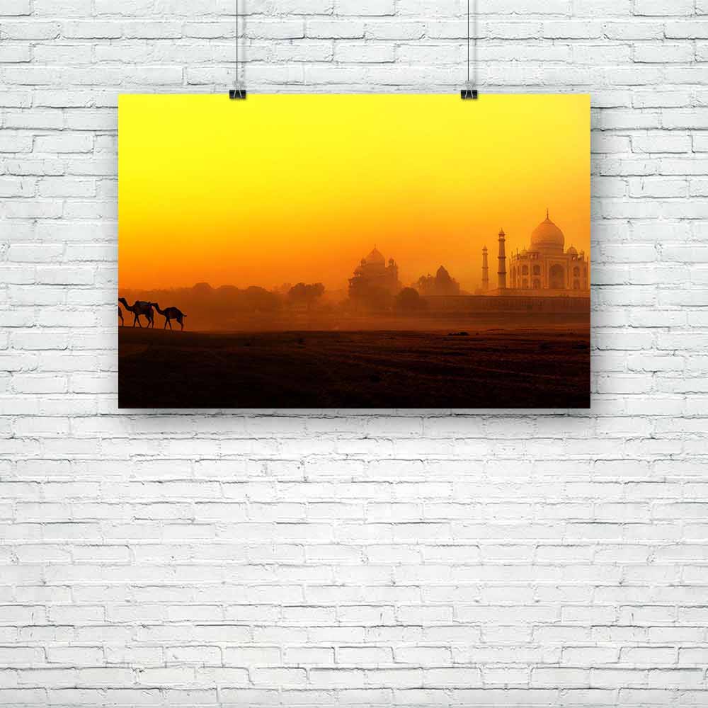 Taj Mahal, India D4 Unframed Paper Poster-Paper Posters Unframed-POS_UN-IC 5002362 IC 5002362, Allah, Arabic, Architecture, Automobiles, Indian, Islam, Landmarks, Landscapes, Love, Marble, Marble and Stone, Mughal Art, Nature, Panorama, Places, Religion, Religious, Romance, Scenic, Sunrises, Sunsets, Transportation, Travel, Vehicles, taj, mahal, india, d4, unframed, paper, poster, tajmahal, adventure, agra, beautiful, building, camel, caravan, dawn, desert, destination, famous, getaway, heritage, journey, l
