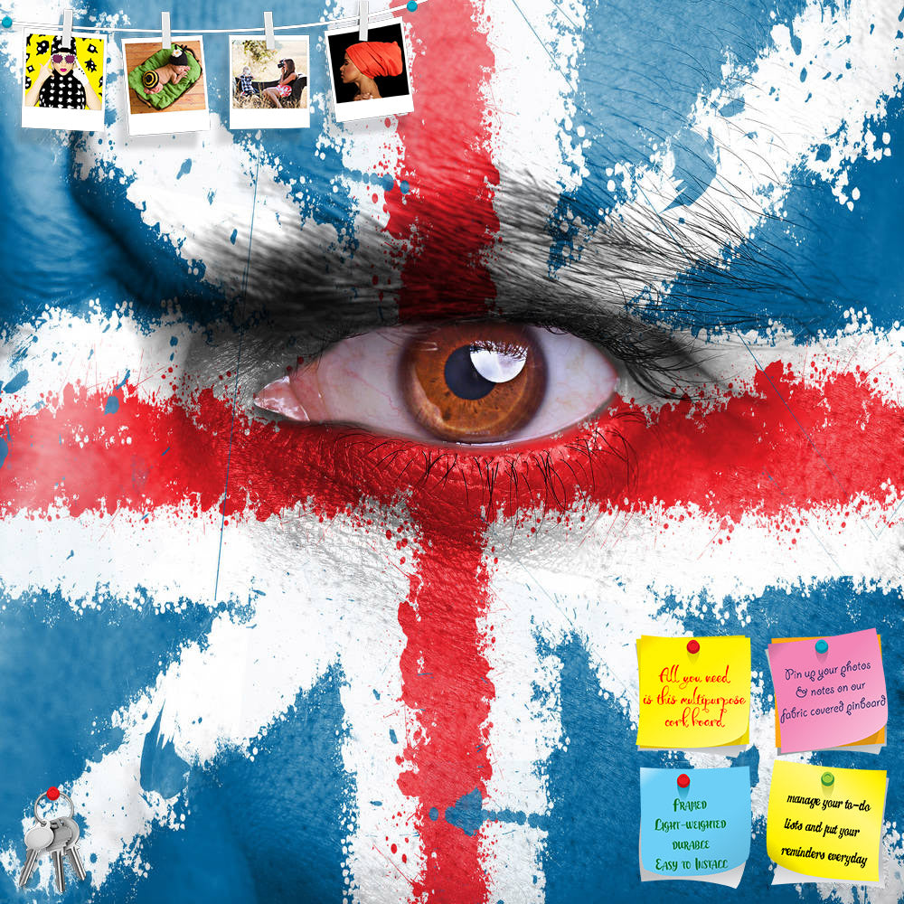 ArtzFolio England Flag Painted On Angry Man Face D1 Printed Bulletin Board Notice Pin Board Soft Board | Frameless-Bulletin Boards Frameless-AZSAO24972011BLB_FL_L-Image Code 5003131 Vishnu Image Folio Pvt Ltd, IC 5003131, ArtzFolio, Bulletin Boards Frameless, Places, Portraits, Photography, england, flag, painted, on, angry, man, face, d1, printed, bulletin, board, notice, pin, soft, frameless, eye, uk, facial, finger, paint, supporter, green, white, follower, cheering, passion, expression, united, kingdom,