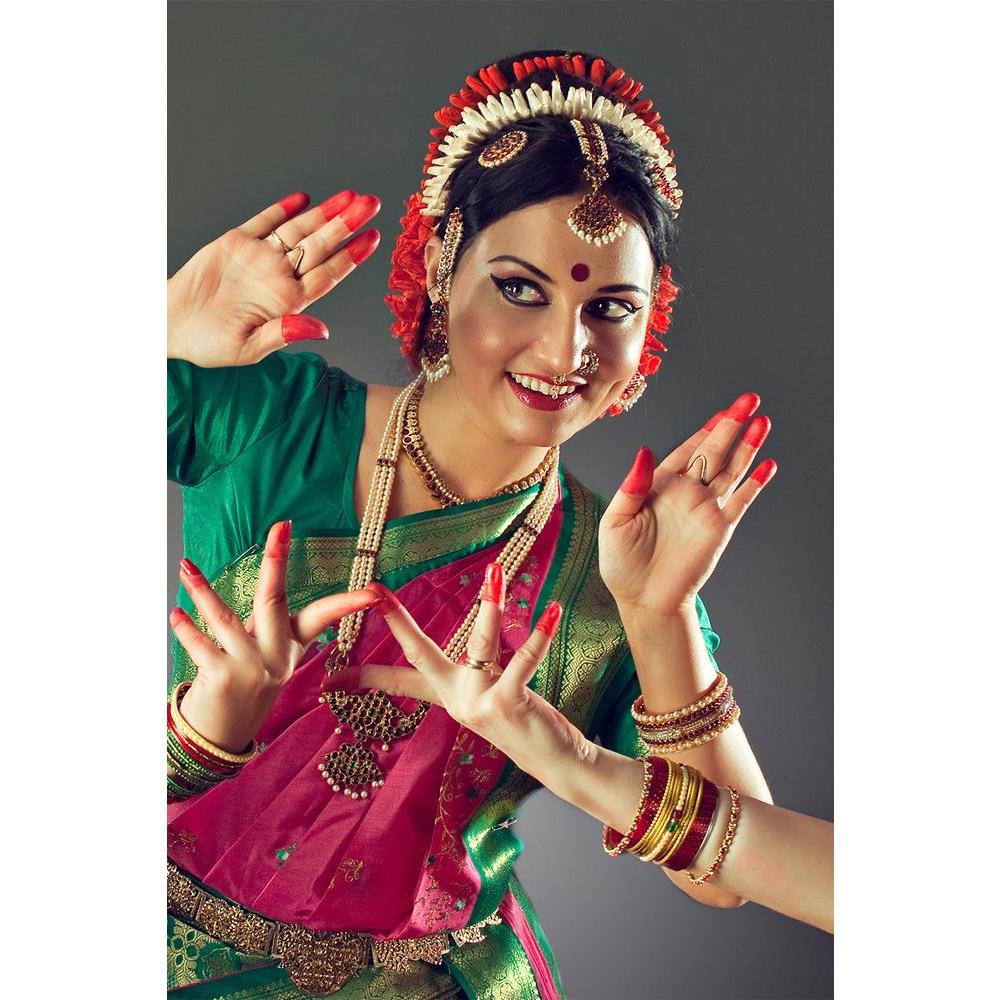Thoughtful Bharatanatyam Dancer Over Black Background Photo And Picture For  Free Download - Pngtree