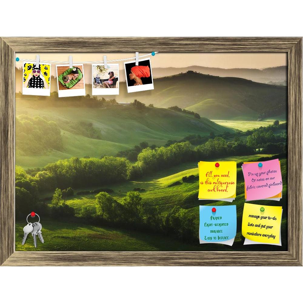 ArtzFolio Landscape Of Tuscany, Italy Printed Bulletin Board Notice Pin Board Soft Board | Framed-Bulletin Boards Framed-AZSAO42729399BLB_FR_L-Image Code 5005041 Vishnu Image Folio Pvt Ltd, IC 5005041, ArtzFolio, Bulletin Boards Framed, Landscapes, Places, Photography, landscape, of, tuscany, italy, printed, bulletin, board, notice, pin, soft, framed, beautifully, illuminated, grass, view, meadow, light, countryside, nature, country, farm, rural, green, hill, field, farmland, tuscan, cypress, road, scenery,