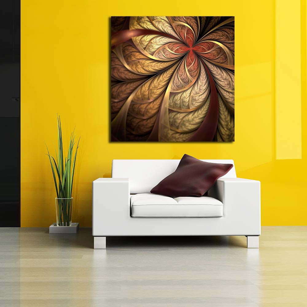 ArtzFolio Yoga Lotus Pose D3 Unframed Premium Canvas Painting