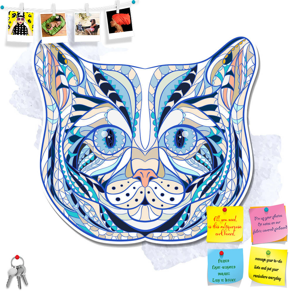 ArtzFolio Head Of Cat Printed Bulletin Board Notice Pin Board Soft Board | Frameless-Bulletin Boards Frameless-AZSAO44179258BLB_FL_L-Image Code 5005187 Vishnu Image Folio Pvt Ltd, IC 5005187, ArtzFolio, Bulletin Boards Frameless, Animals, Kids, Digital Art, head, of, cat, printed, bulletin, board, notice, pin, soft, frameless, ethnic, patterned, grange, background/, african, indian, totem, tattoo, design, isolated, decoration, tribal, ornament, vector, symbol, cats, graphic, drawing, abstract, illustration,